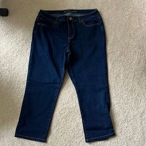 Michael Kors dark Jean capris